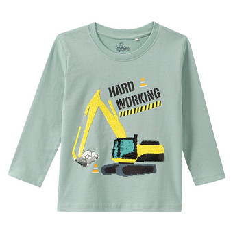 Jongens-T-shirt met lange mouwen
