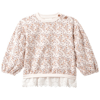 Baby Sweatshirt mit Blümchen