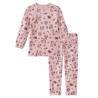 Baby Schlafanzug mit Waldtier-Motiven