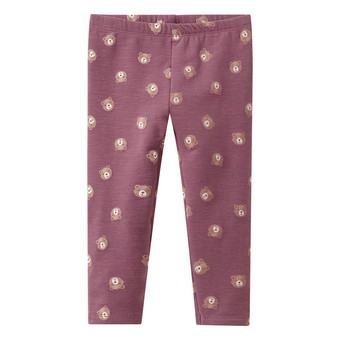 Baby Sweatleggings mit Teddy-Print