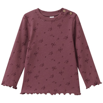 Baby Langarmshirt mit Rippstruktur