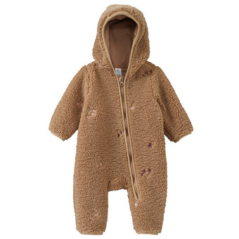 Newborn Overall mit Teddyplüsch