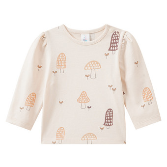 Newborn Langarmshirt mit Pilz-Allover