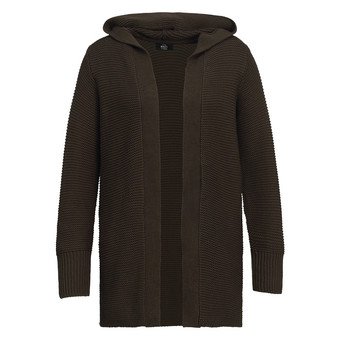 Damen Strickjacke mit Kapuze