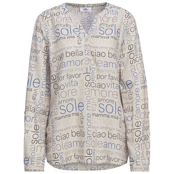 Damen Bluse mit Turn-up-Ärmeln