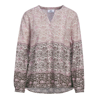 Damen Bluse mit Turn-up-Ärmeln