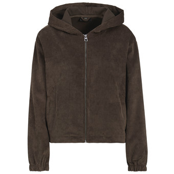 Damen Cord-Blouson mit Kapuze