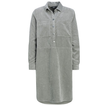 Damen Cord-Kleid mit Brusttaschen