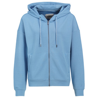 Damen Sweatjacke mit Rippstruktur