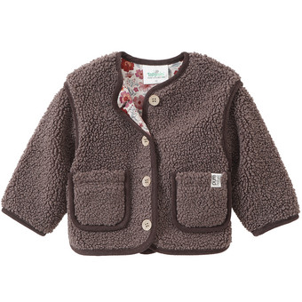 Baby Teddyjacke mit abnehmbaren Ärmeln