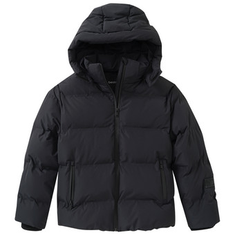 Jungen Winterjacke mit abnehmbarer Kapuze