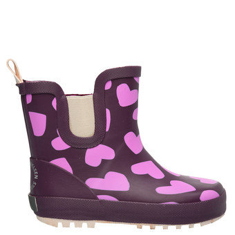 Mädchen Gummistiefel mit Herz-Allover