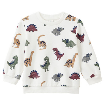 Baby Sweatshirt mit Dino-Allover