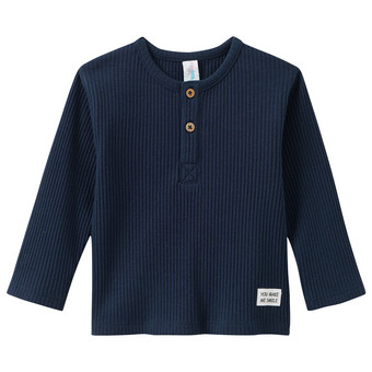 Baby Langarmshirt mit Rippstruktur