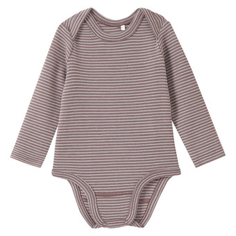 Baby Wolle-Seide-Body mit Schlupfkragen