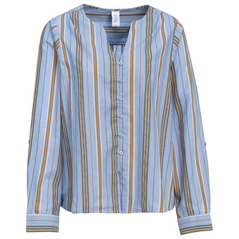 Damen Bluse im Streifen-Look
