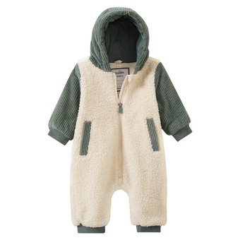 Newborn Teddyoverall mit Cord-Details