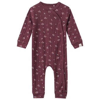 Newborn Schlafanzug mit Ajour-Muster