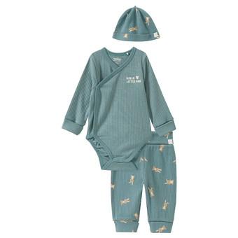 Newborn Set mit Body, Hose und Mütze