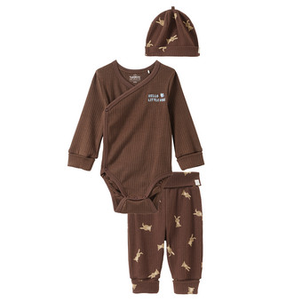 Newborn Set mit Body, Hose und Mütze