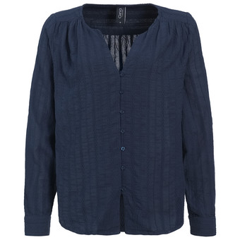 Damen Bluse mit Strukturstreifen