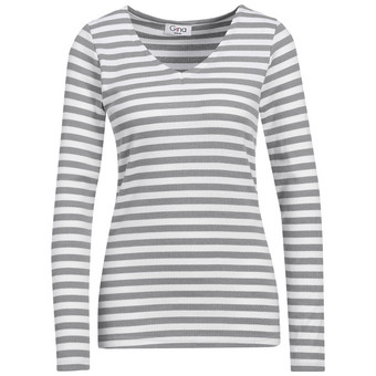 Damen Langarmshirt mit Modal und Baumwolle