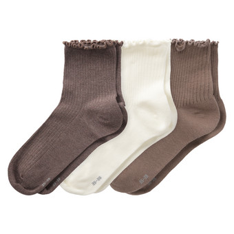 3 Paar Damen Socken mit Effektgarn