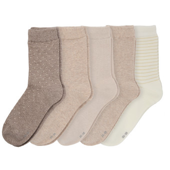 5 Paar Damen Socken in verschiedenen Dessins