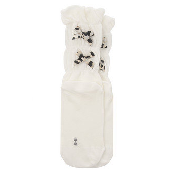 1 Paar Damen Socken mit Zierschleife