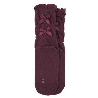 1 Paar Damen Socken mit Zierschleife