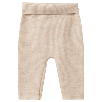 Newborn Merino-Strickhose unifarben