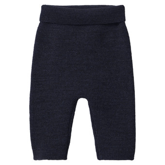 Newborn Merino-Strickhose unifarben