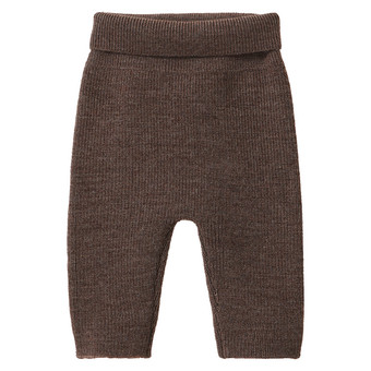 Newborn Merino-Strickhose unifarben