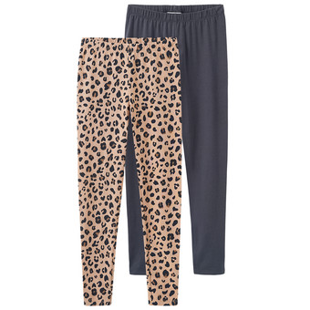 2 Mädchen Leggings im Set