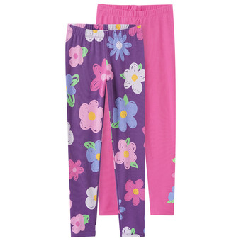 2 Mädchen Leggings im Set