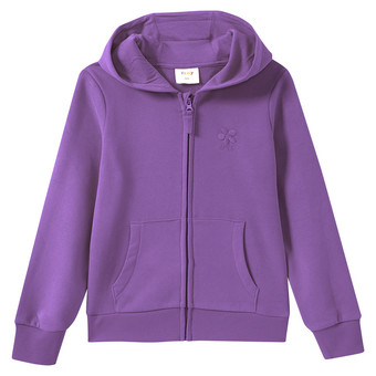 Mädchen Sweatjacke im Basic-Look