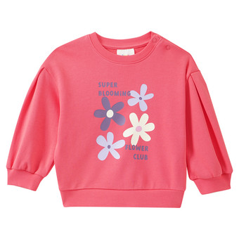 Baby Sweatshirt mit Blumen-Print