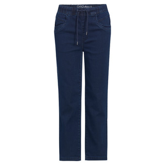 Damen Straight-Jeans mit Elastikbund