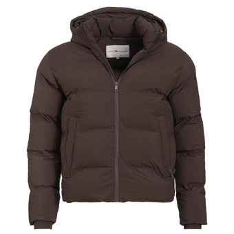 Heren pufferjas in effen kleur