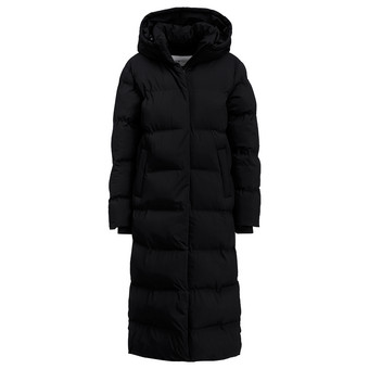 Dames puffermantel met capuchon