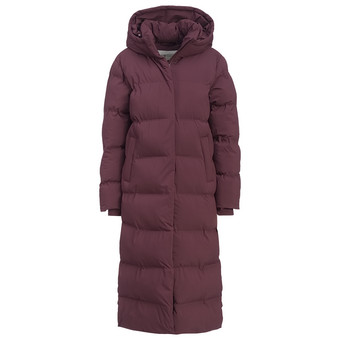 Dames puffermantel met capuchon