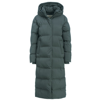 Dames puffermantel met capuchon