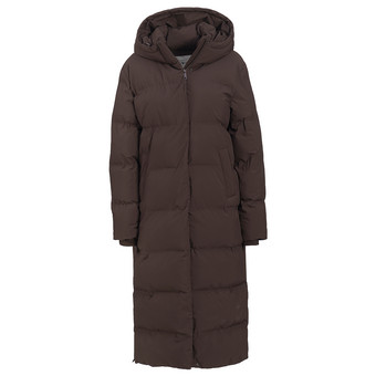 Dames puffermantel met capuchon