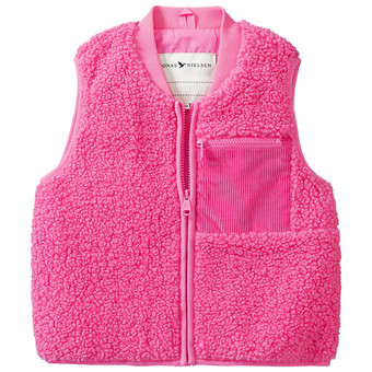 Meisjesvest van teddypluche