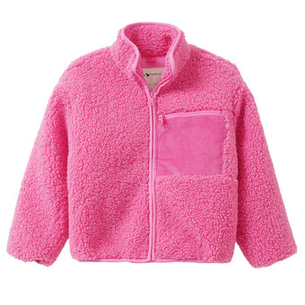 Teddyjasje voor meisjes met corduroy zakje