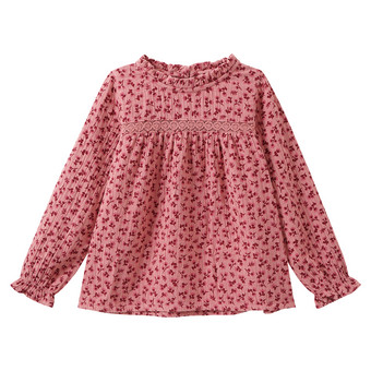 Mädchen Musselin-Bluse mit Blümchen
