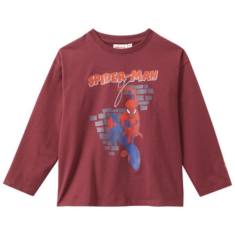 MARVEL Langarmshirt mit Spider-Man Print