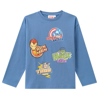 MARVEL Langarmshirt mit Print