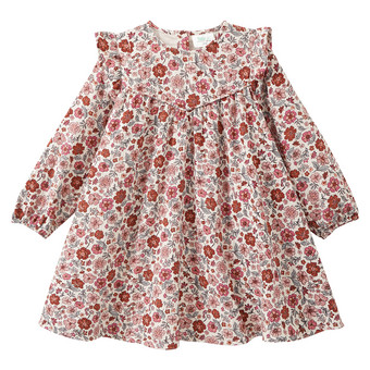 Mädchen Musselin-Kleid mit Blümchen