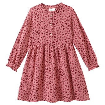Mädchen Musselin-Kleid mit Blümchen